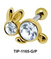 Rabbit Shaped Ear Piercing TIP-1165 