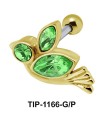 Stone Set Bird Helix Ear Piercing TIP-1166 