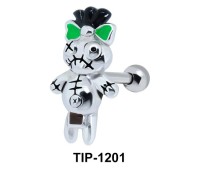 Decorated Doll Shaped Ear Piercing TIP-1201 