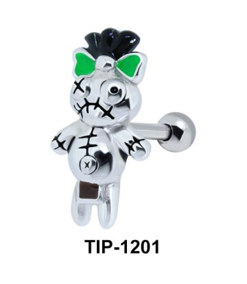 Decorated Doll Shaped Ear Piercing TIP-1201 
