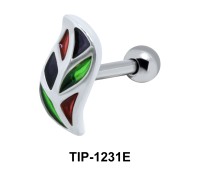 Leaf Shaped Ear Piercing TIP-1231E 