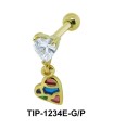 Heart Shaped Ear Piercing TIP-1234E 