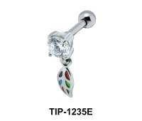 Leaf Shaped Ear Piercing TIP-1235E 