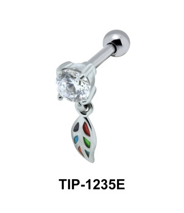 Leaf Shaped Ear Piercing TIP-1235E 