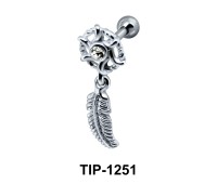 Leaf Dangling Ear Piercing TIP-1251 