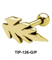 Pine leaf Shaped Helix Piercing TIP-126