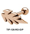 Pine leaf Shaped Helix Piercing TIP-126