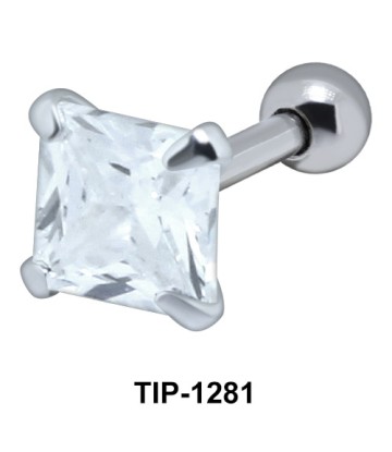 Square Cut Upper Ear Piercing TIP-1281