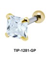 Square Cut Upper Ear Piercing TIP-1281