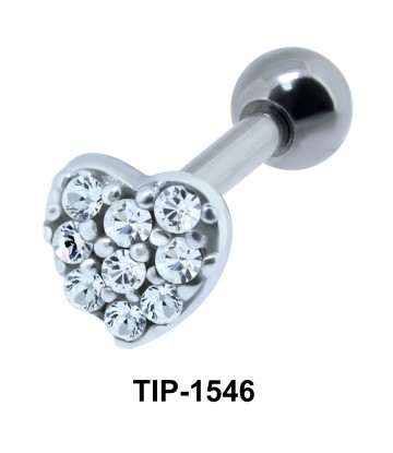 Heart Shaped Ear Piercing TIP-1546 