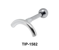Inverted Moon Helix Ear Piercing TIP-1582