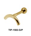 Inverted Moon Helix Ear Piercing TIP-1582
