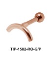 Inverted Moon Helix Ear Piercing TIP-1582