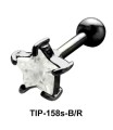 Blue Star Helix Ear Piercing TIP-158s