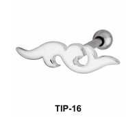 Wavy Design Helix Ear Piercing TIP-16