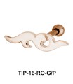 Wavy Design Helix Ear Piercing TIP-16