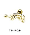 Lace Design Helix Ear Piercing TIP-17