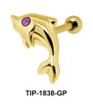 Dolphin Helix Ear Piercing TIP-1838