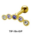 Multi Stone Helix Ear Piercing TIP-18n