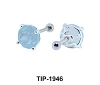 Fancy Color Stone Helix Ear Piercing TIP-1946