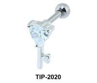 Heart Key Helix Ear Piercing TIP-2020