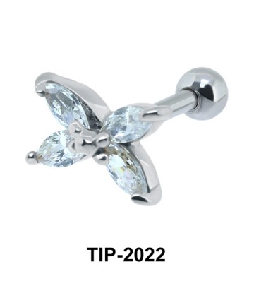 Flower Shaped Helix Ear Piercing TIP-2022