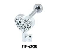 Heart Lock Helix Ear Piercing TIP-2038