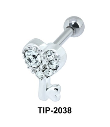 Heart Lock Helix Ear Piercing TIP-2038
