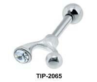 Branch Shaped Helix Silver Points Line TIP-2065