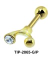 Branch Shaped Helix Silver Points Line TIP-2065