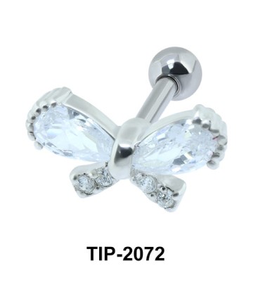 Bow Helix Ear Piercing TIP-2072