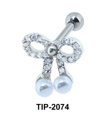 Bow Helix Ear Piercing Romantic Line TIP-2074
