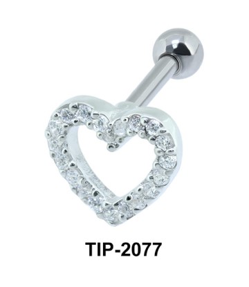 Heart Helix Ear Piercing TIP-2077