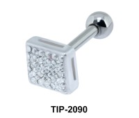 Diamond Shaped Helix Ear Piercing TIP-2090