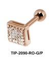 Diamond Shaped Helix Ear Piercing TIP-2090