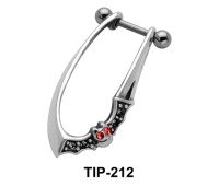 Bat Dangler Upper Ear Cartilage Shields TIP-212