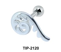 Designer Comma Helix Ear Piercing Leave TIP-2120
