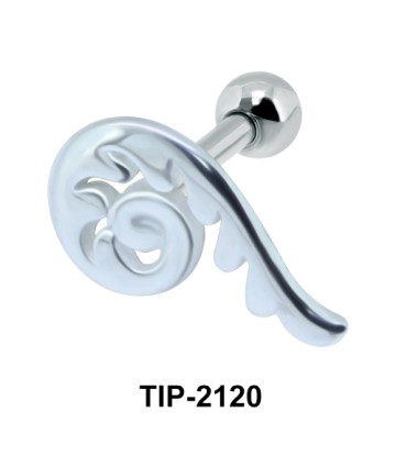 Designer Comma Helix Ear Piercing Leave TIP-2120