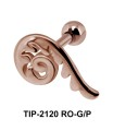 Designer Comma Helix Ear Piercing Leave TIP-2120