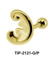 Wavy Pattern Helix Ear Piercing Leave TIP-2121