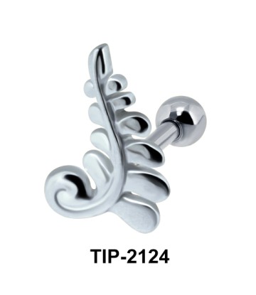 Intricate Helix Ear Piercing Leave Design TIP-2124