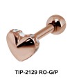 Smooth Heart Helix Ear Piercing TIP-2129