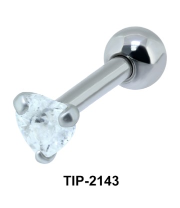 Heart Stone Helix Ear Piercing TIP-2143