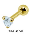 Heart Stone Helix Ear Piercing TIP-2143