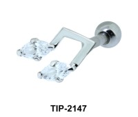 Musical Notation Helix Ear Piercing TIP-2147