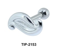 Flowy Design Helix Ear Piercing Leave TIP-2153