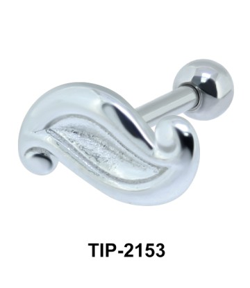 Flowy Design Helix Ear Piercing Leave TIP-2153