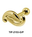 Flowy Design Helix Ear Piercing Leave TIP-2153