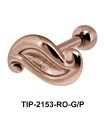 Flowy Design Helix Ear Piercing Leave TIP-2153