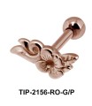Floral Helix Ear Piercing Leave TIP-2156